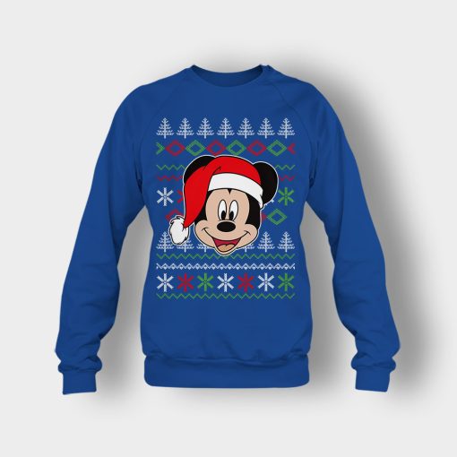 Hello-Xmas-Disney-Mickey-Inspired-Crewneck-Sweatshirt-Royal