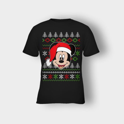 Hello-Xmas-Disney-Mickey-Inspired-Kids-T-Shirt-Black