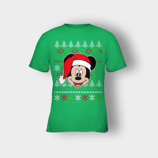 Hello-Xmas-Disney-Mickey-Inspired-Kids-T-Shirt-Irish-Green