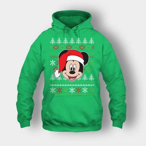 Hello-Xmas-Disney-Mickey-Inspired-Unisex-Hoodie-Irish-Green