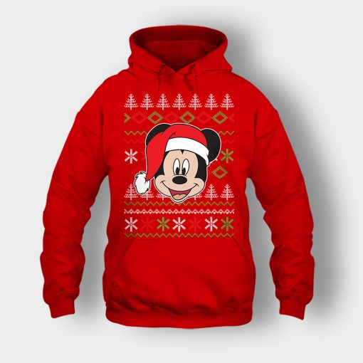 Hello-Xmas-Disney-Mickey-Inspired-Unisex-Hoodie-Red