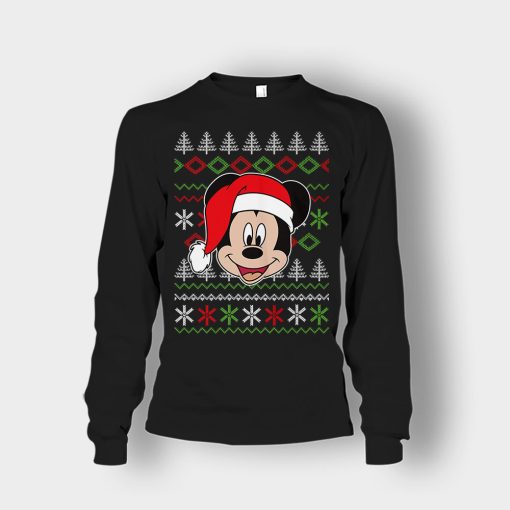 Hello-Xmas-Disney-Mickey-Inspired-Unisex-Long-Sleeve-Black