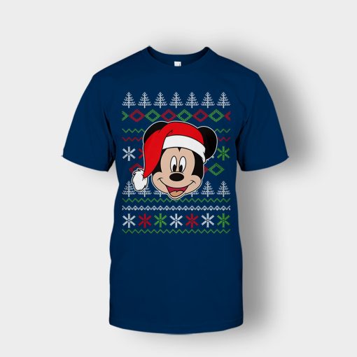 Hello-Xmas-Disney-Mickey-Inspired-Unisex-T-Shirt-Navy