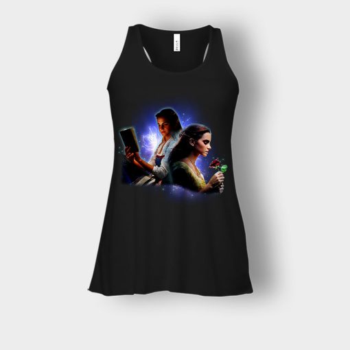 Hermione-And-Belles-Disney-Beauty-And-The-Beast-Bella-Womens-Flowy-Tank-Black