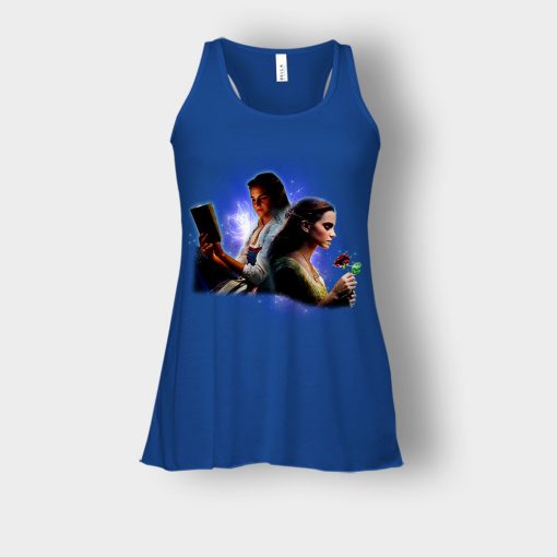 Hermione-And-Belles-Disney-Beauty-And-The-Beast-Bella-Womens-Flowy-Tank-Royal
