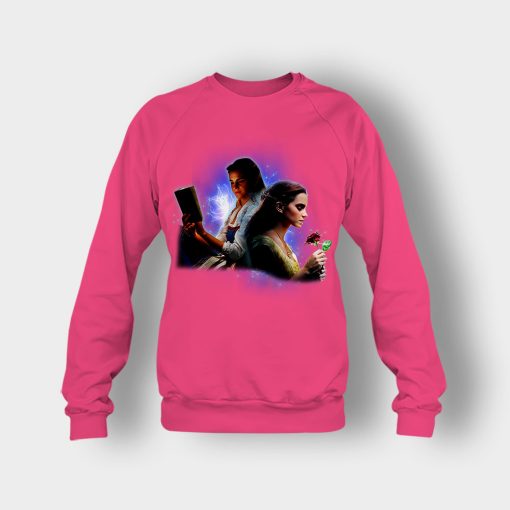 Hermione-And-Belles-Disney-Beauty-And-The-Beast-Crewneck-Sweatshirt-Heliconia