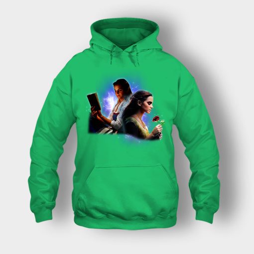 Hermione-And-Belles-Disney-Beauty-And-The-Beast-Unisex-Hoodie-Irish-Green