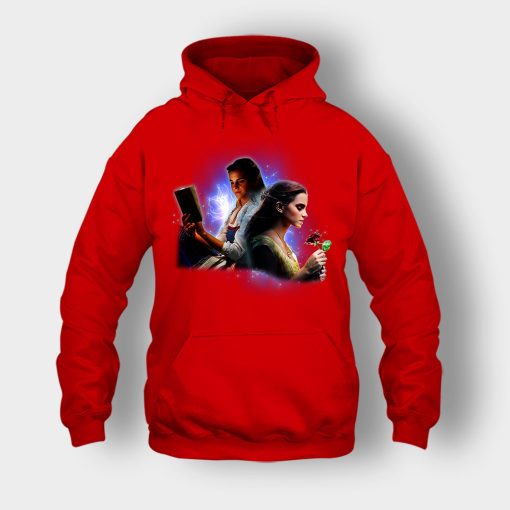 Hermione-And-Belles-Disney-Beauty-And-The-Beast-Unisex-Hoodie-Red