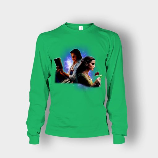 Hermione-And-Belles-Disney-Beauty-And-The-Beast-Unisex-Long-Sleeve-Irish-Green