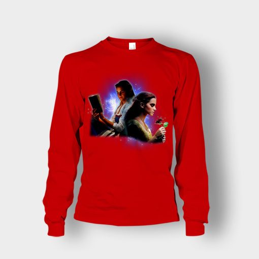 Hermione-And-Belles-Disney-Beauty-And-The-Beast-Unisex-Long-Sleeve-Red