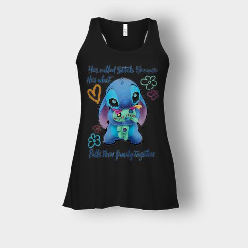 Hes-Called-Stitch-Disney-Lilo-And-Stitch-Bella-Womens-Flowy-Tank-Black