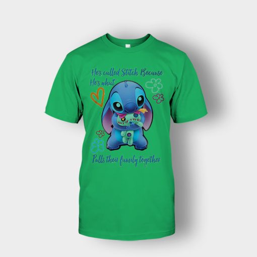 Hes-Called-Stitch-Disney-Lilo-And-Stitch-Unisex-T-Shirt-Irish-Green