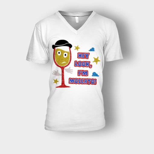 Hey-Look-Im-Moscato-Disney-Toy-Story-Inspired-Unisex-V-Neck-T-Shirt-White