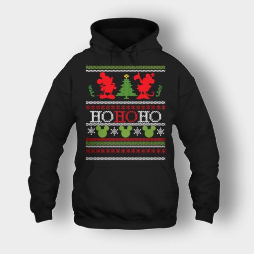 Ho-Ho-Ho-Xmas-Disney-Mickey-Inspired-Unisex-Hoodie-Black