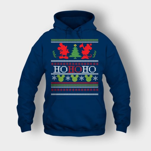 Ho-Ho-Ho-Xmas-Disney-Mickey-Inspired-Unisex-Hoodie-Navy