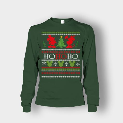 Ho-Ho-Ho-Xmas-Disney-Mickey-Inspired-Unisex-Long-Sleeve-Forest