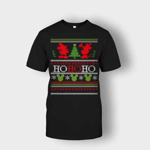 Ho-Ho-Ho-Xmas-Disney-Mickey-Inspired-Unisex-T-Shirt-Black