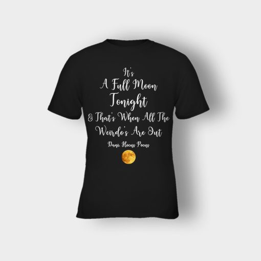 Hocus-Pocus-Its-A-Full-Moon-Kids-T-Shirt-Black