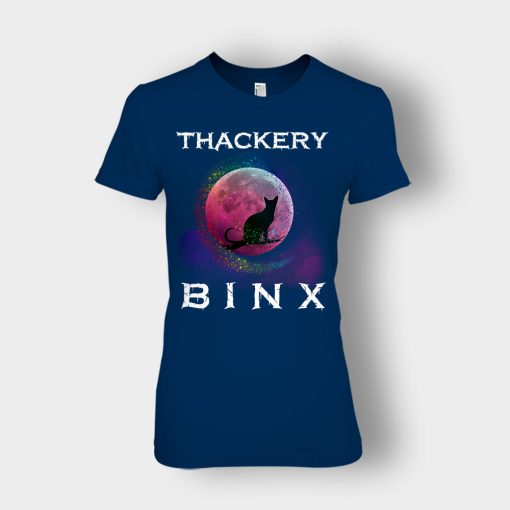 Hocus-Pocus-Thackery-Binx-Ladies-T-Shirt-Navy