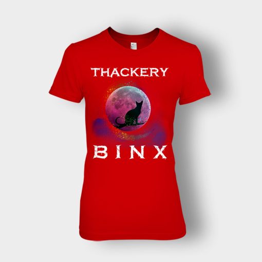 Hocus-Pocus-Thackery-Binx-Ladies-T-Shirt-Red