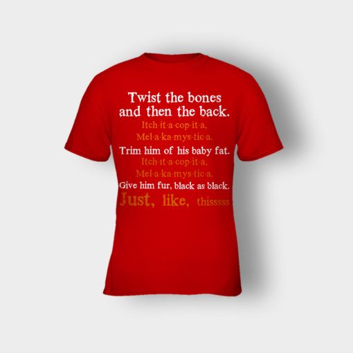 Hocus-Pocus-Twist-The-Bones-Kids-T-Shirt-Red