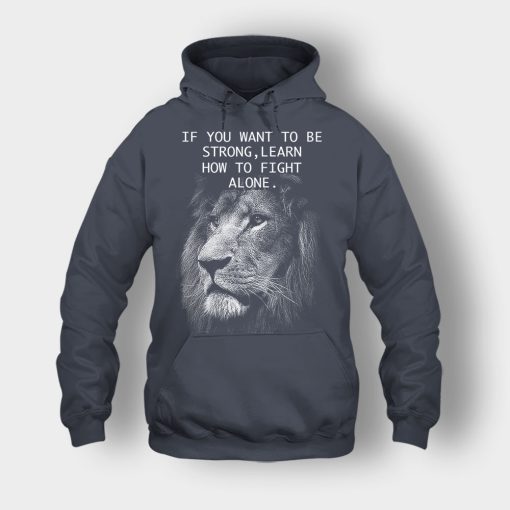 How-To-Fight-Alone-The-Lion-King-Disney-Inspired-Unisex-Hoodie-Dark-Heather