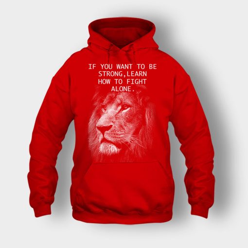How-To-Fight-Alone-The-Lion-King-Disney-Inspired-Unisex-Hoodie-Red
