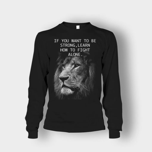How-To-Fight-Alone-The-Lion-King-Disney-Inspired-Unisex-Long-Sleeve-Black