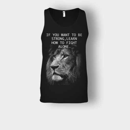 How-To-Fight-Alone-The-Lion-King-Disney-Inspired-Unisex-Tank-Top-Black