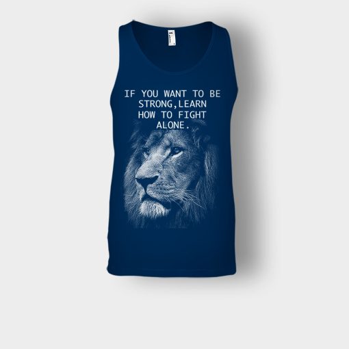 How-To-Fight-Alone-The-Lion-King-Disney-Inspired-Unisex-Tank-Top-Navy