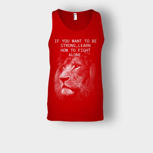 How-To-Fight-Alone-The-Lion-King-Disney-Inspired-Unisex-Tank-Top-Red