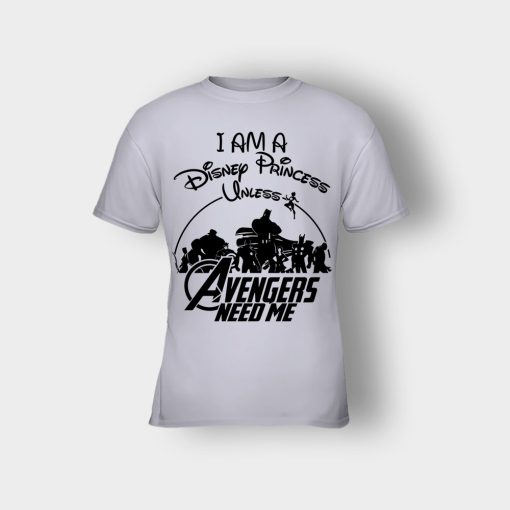 I-Am-A-Disney-Princess-Unless-Avengers-Need-Me-Kids-T-Shirt-Sport-Grey