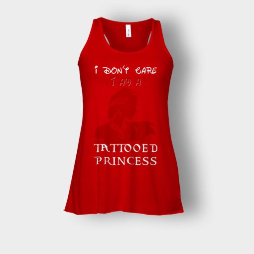 I-Am-A-Tattoed-Princess-Disney-Beauty-And-The-Beast-Bella-Womens-Flowy-Tank-Red