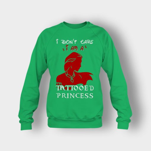 I-Am-A-Tattoed-Princess-Disney-Beauty-And-The-Beast-Crewneck-Sweatshirt-Irish-Green