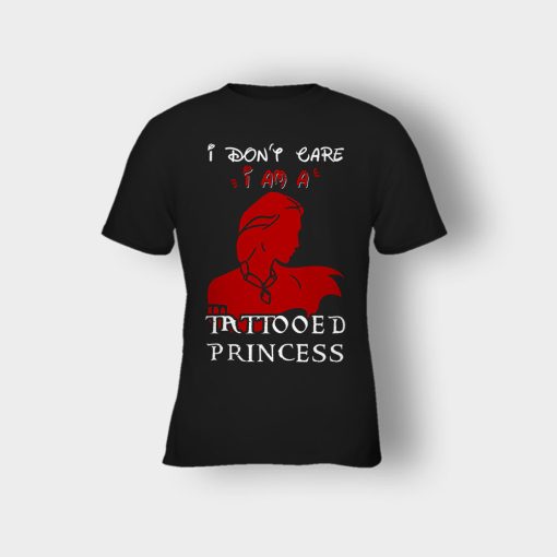 I-Am-A-Tattoed-Princess-Disney-Beauty-And-The-Beast-Kids-T-Shirt-Black