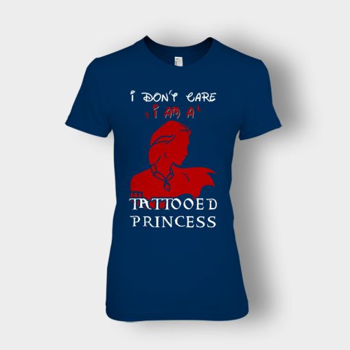 I-Am-A-Tattoed-Princess-Disney-Beauty-And-The-Beast-Ladies-T-Shirt-Navy