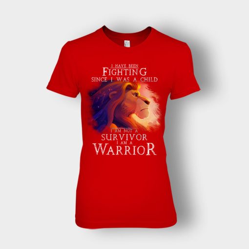 I-Am-A-Warrior-The-Lion-King-Disney-Inspired-Ladies-T-Shirt-Red