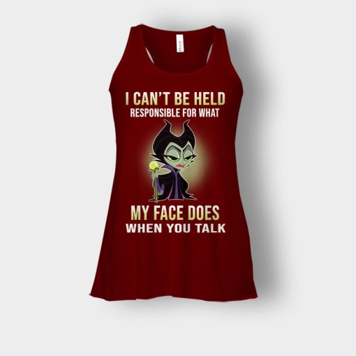 I-Cant-Be-Hel-Responsible-What-My-Face-Does-Disney-Maleficient-Inspired-Bella-Womens-Flowy-Tank-Maroon