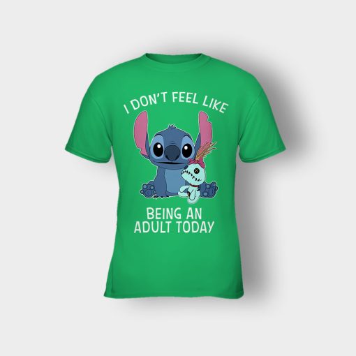 I-Dont-Feel-Like-Being-An-Adult-Today-Disney-Lilo-And-Stitch-Kids-T-Shirt-Irish-Green