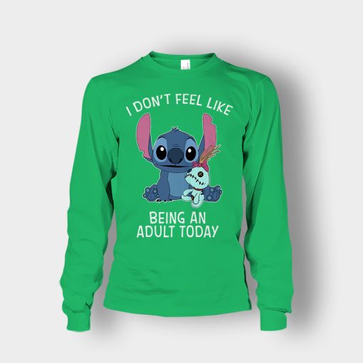 I-Dont-Feel-Like-Being-An-Adult-Today-Disney-Lilo-And-Stitch-Unisex-Long-Sleeve-Irish-Green