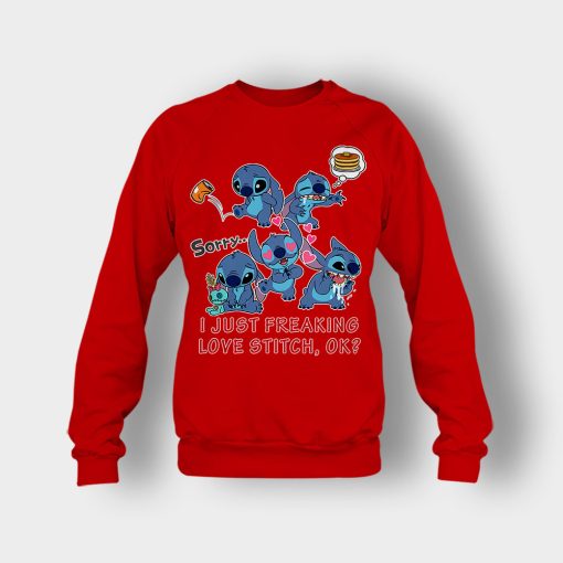 I-Freaking-Love-Disney-Lilo-And-Stitch-Crewneck-Sweatshirt-Red