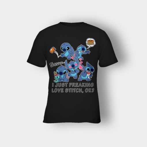 I-Freaking-Love-Disney-Lilo-And-Stitch-Kids-T-Shirt-Black
