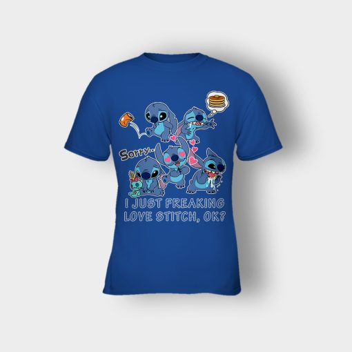 I-Freaking-Love-Disney-Lilo-And-Stitch-Kids-T-Shirt-Royal