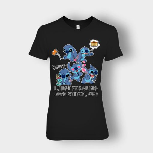 I-Freaking-Love-Disney-Lilo-And-Stitch-Ladies-T-Shirt-Black