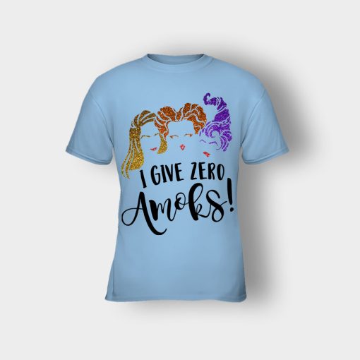 I-Give-Zero-Amoks-Halloween-Disney-Hocus-Pocus-Kids-T-Shirt-Light-Blue