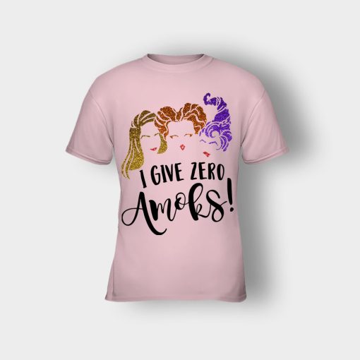 I-Give-Zero-Amoks-Halloween-Disney-Hocus-Pocus-Kids-T-Shirt-Light-Pink