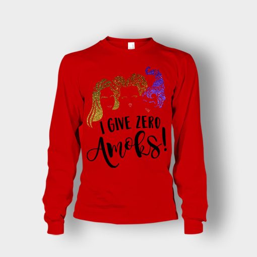 I-Give-Zero-Amoks-Halloween-Disney-Hocus-Pocus-Unisex-Long-Sleeve-Red