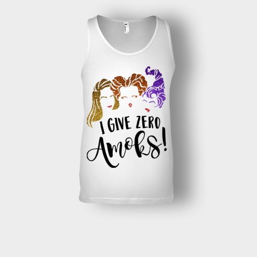 I-Give-Zero-Amoks-Halloween-Disney-Hocus-Pocus-Unisex-Tank-Top-White