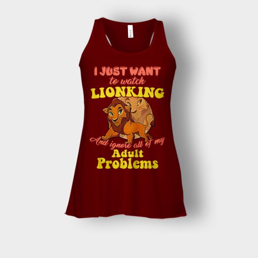 I-Just-Want-To-Watch-The-Lion-King-Disney-Inspired-Bella-Womens-Flowy-Tank-Maroon