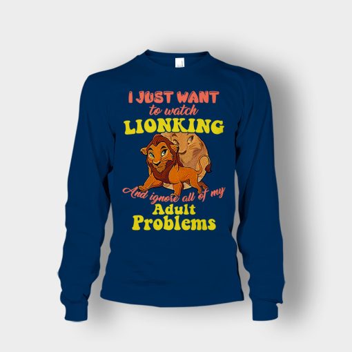 I-Just-Want-To-Watch-The-Lion-King-Disney-Inspired-Unisex-Long-Sleeve-Navy